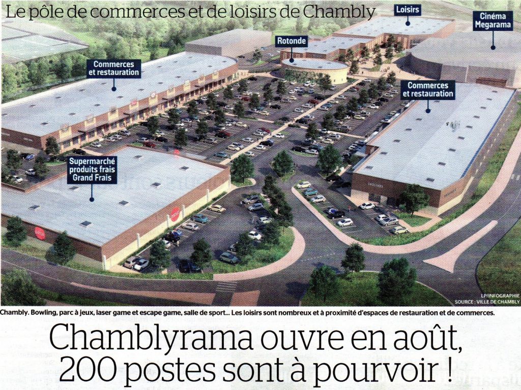 Dans Le Parisien (12/07/18) 200 emplois à pourvoir à Chambly Le